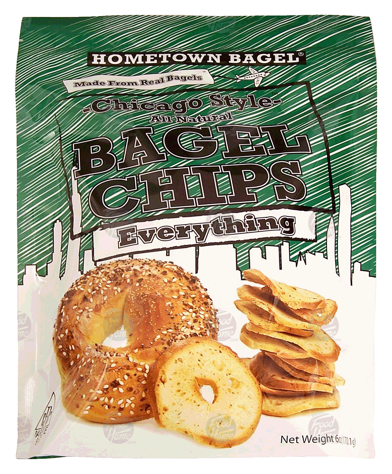 Hometown Bagel Bagel Chips chicago style bagel chips, everything Full-Size Picture